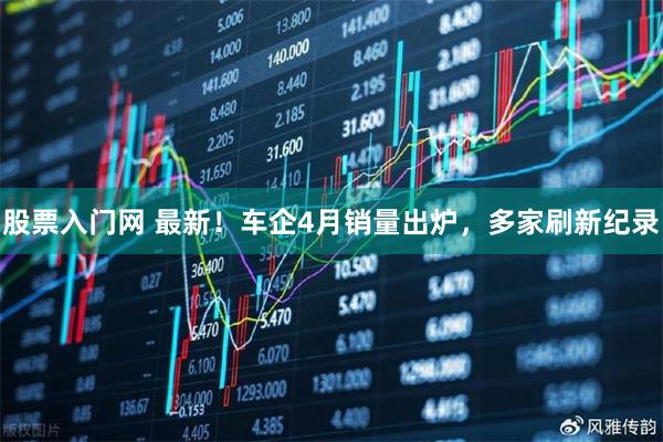 股票入门网 最新！车企4月销量出炉，多家刷新纪录